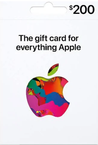 App Store & iTunes gift card for $200